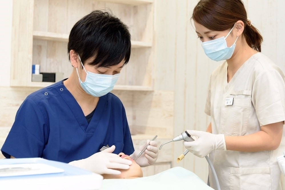 矯正治療の様子