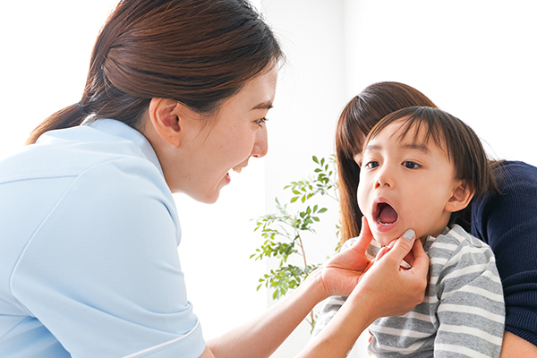 子どもと歯科衛生士